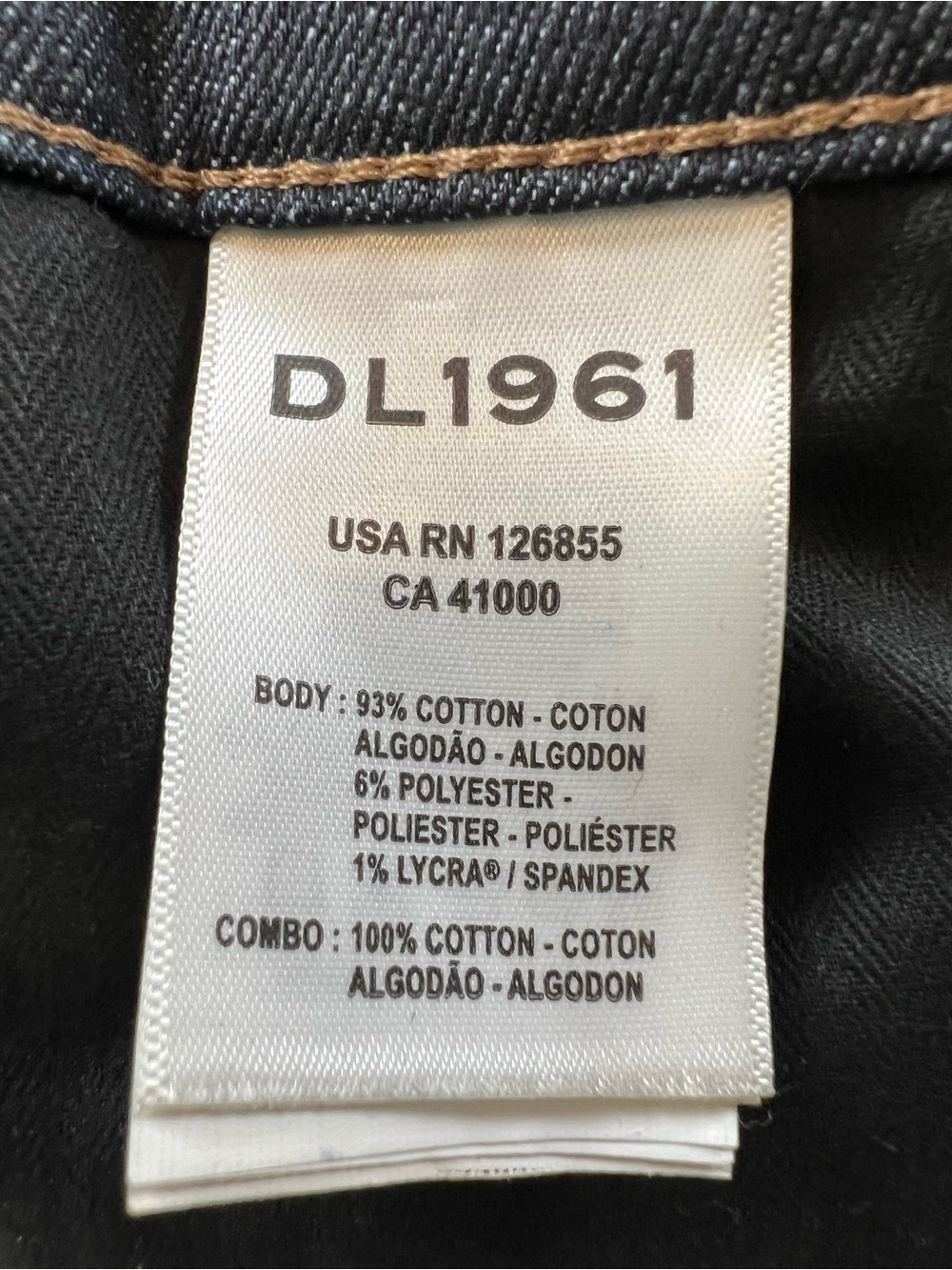 DL1961 Holloway Flare Jumpsuit with Indigo Coated Denim in Size 26 - Picture 12 of 16